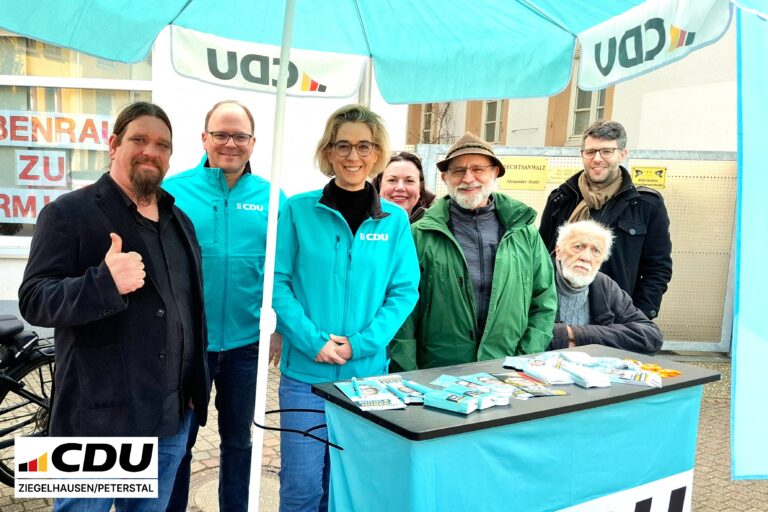 CDU Ziegelhausen beim Landtagswahlkampf 2026
